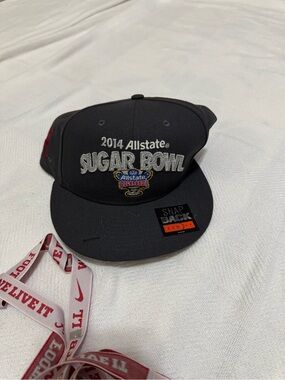Alabama Nike Black 2014 Allstate Sugar Bowl Snapback Hat